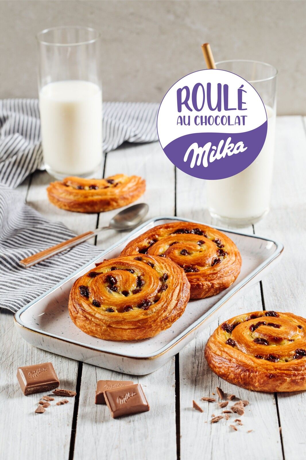 Roulé au chocolat Milka