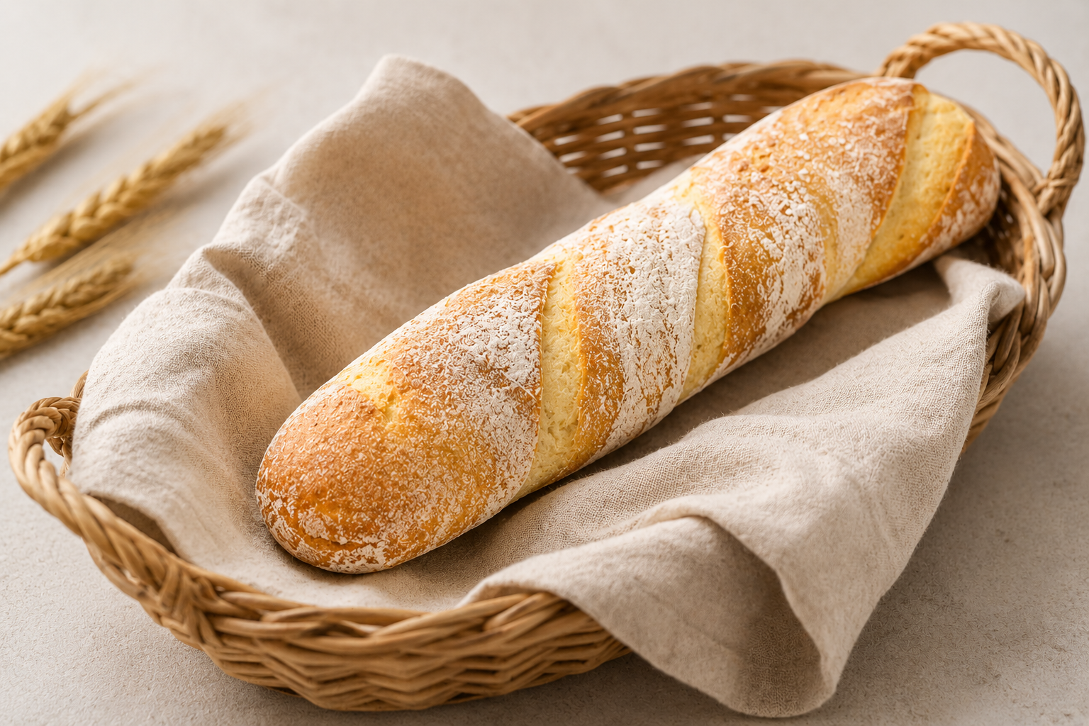 Pain twisté blanc
